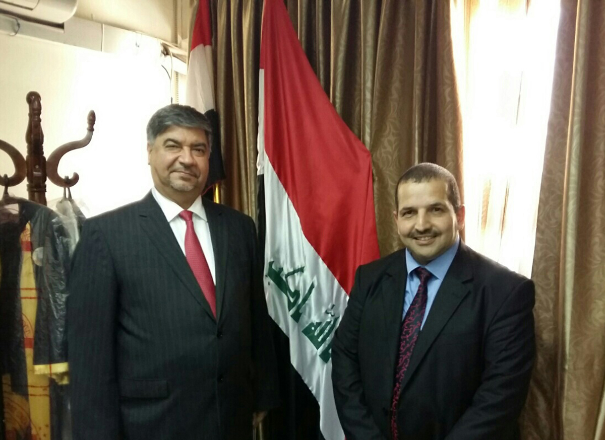 زيارة سفير جمهورية العراق في تركيا كلية طب النهرين ... وحدة الإعلام 