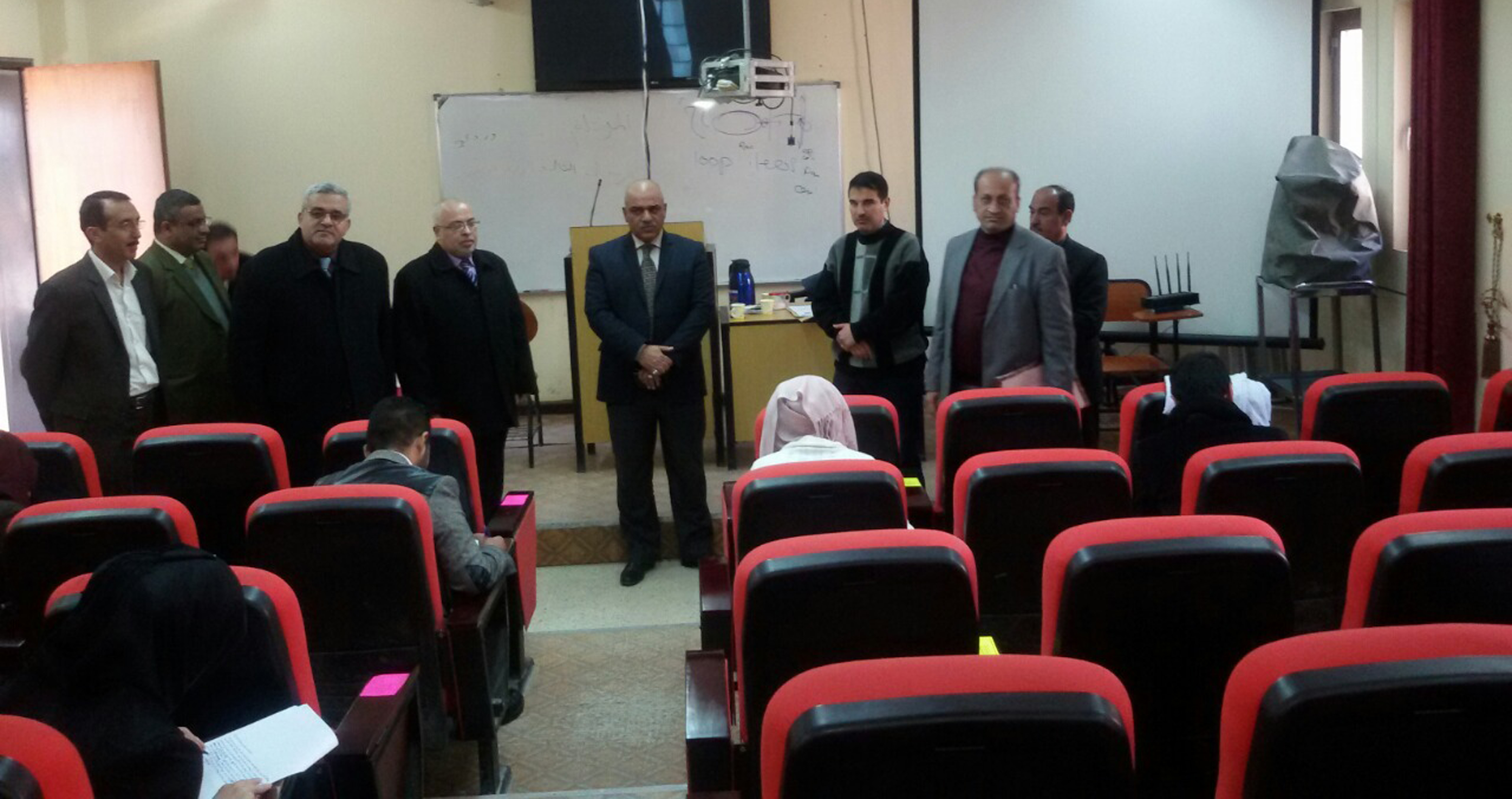 جولة تفقدية للسيد رئيس جامعة النهرين لكلية الطب ... وحدة الاعلام 