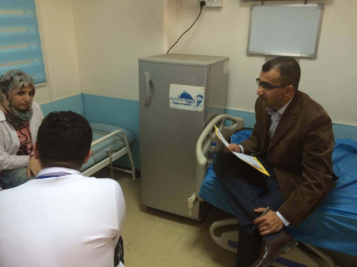 اقامة امتحان الاوسكي لطلاب البورد العراقي المرحله الرابعة