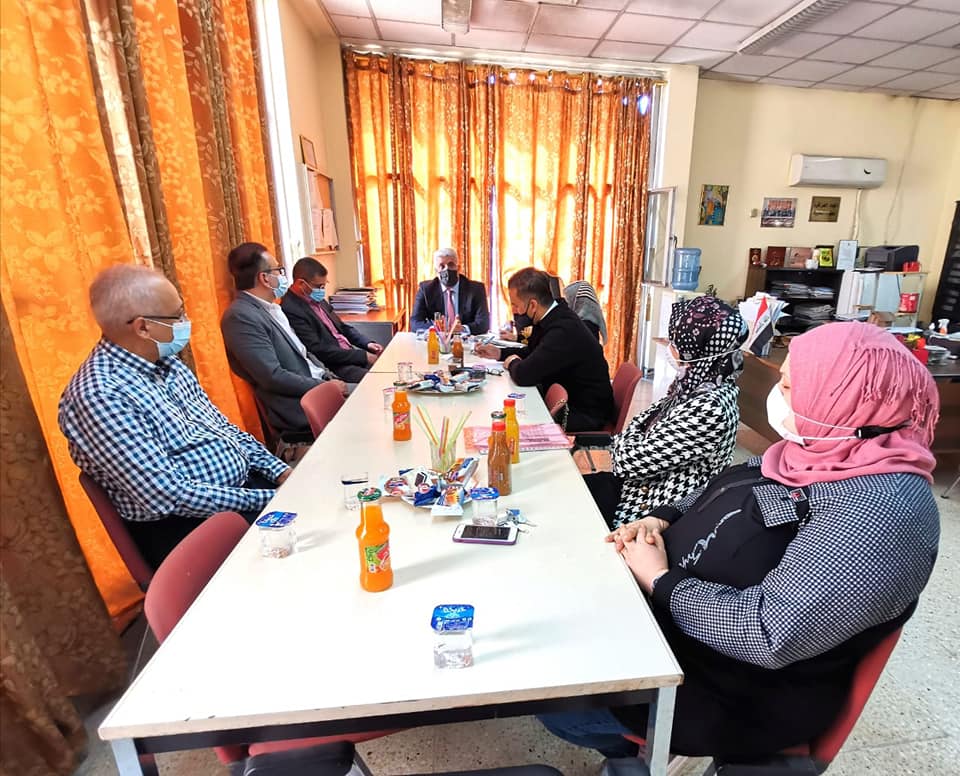 لسيد عميد طب النهرين يترأس أجتماع المجلة العراقية للعلوم الطبية