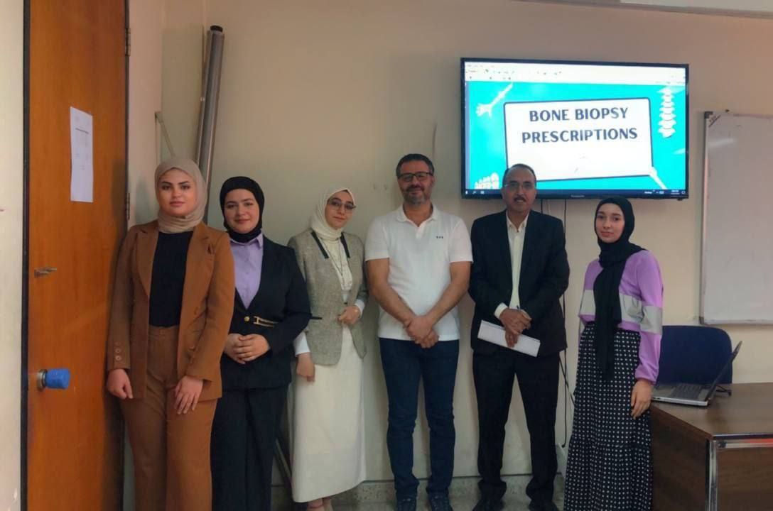 Training course (standard working methods for preparing pathological tissues and immunohistochemicals)