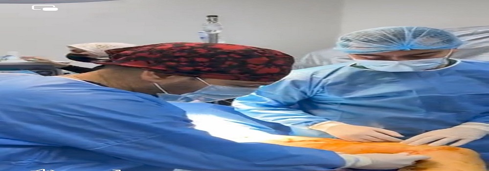 Advanced varicose vein surgery was performed by Dr. Yasser Amer Al-Lahebi.