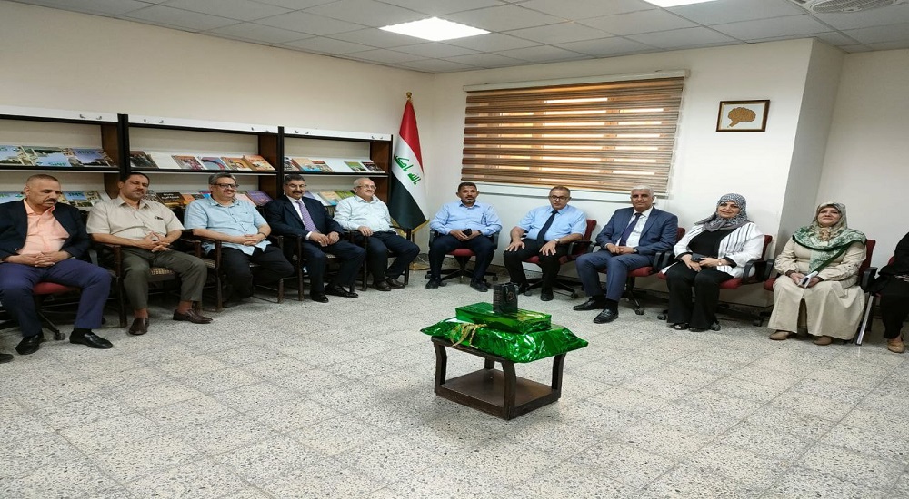 A special celebration was held in honor of Dr. Thaer Mahmood Al-Jumaili for attaining the rank of professorship.