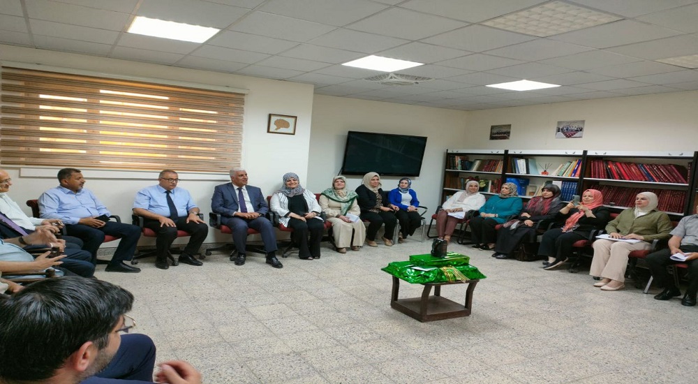 A special celebration was held in honor of Dr. Thaer Mahmood Al-Jumaili for attaining the rank of professorship.