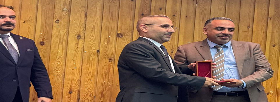Assistant Professor Dr. Ali Majid Hassan received the award for Best Research and the award for the highest H-index.