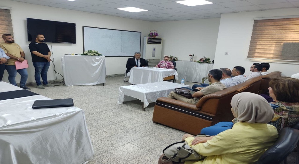 A meeting was held in the Department of Chemistry and Biochemistry with the new graduate students for the academic year 2024/2025.