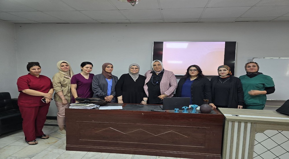 A lecture was given by Assistant Professor Dr. Wasan Adnan at the Higher Institute for Infertility Diagnosis and Assisted Reproductive Technologies.