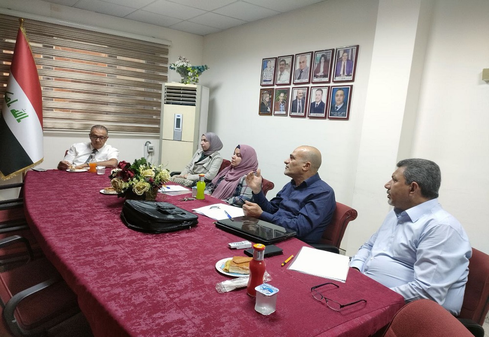 The research proposal discussion of postgraduate student Zahraa Zuhair Mohammed in the Department of Human Anatomy at Al-Nahrain College of Medicine.