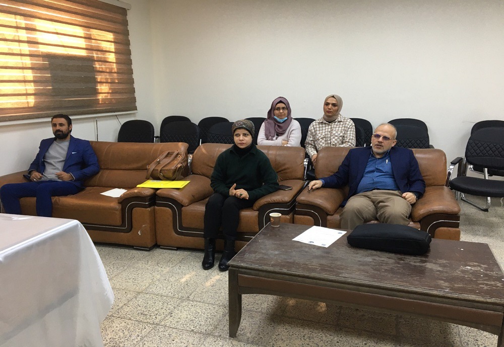 A lecture was delivered to the second and fourth stages at the Training Center of the Imamayn Al-Kadhimayn (PBUH) Medical City, Iraqi Board, Chemistry and Biochemistry Branch, College of Medicine.