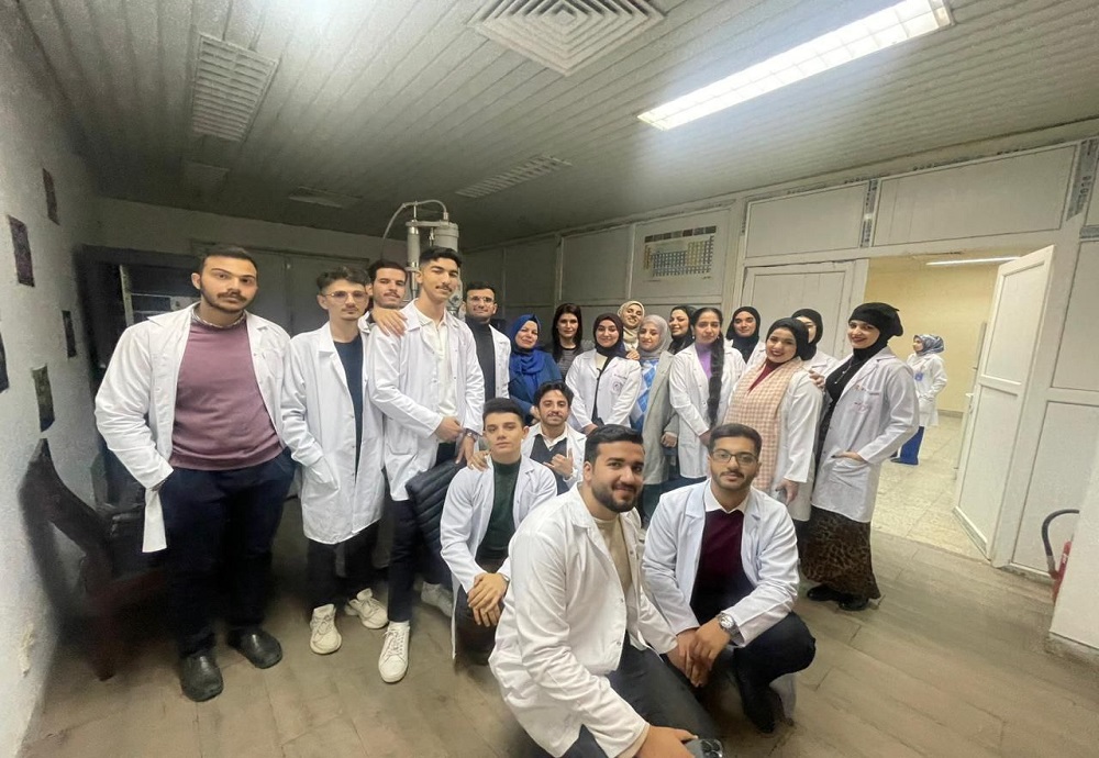 The Department of Human Anatomy at the College of Medicine, Al-Nahrain University, received a group of professors and students from the College of Medicine at Ibn Sina University for Medical and Pharmaceutical Sciences.