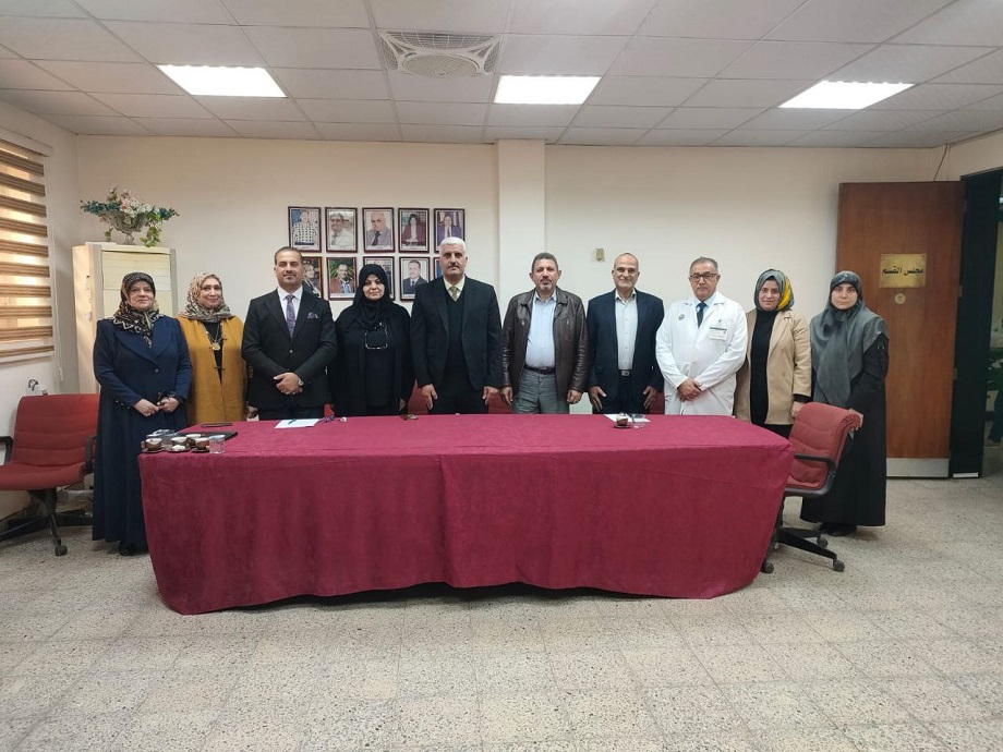 The visit of the respected Dean of the College of Medicine at Al-Nahrain University to the Department of Human Anatomy represents continuous support and fruitful efforts.