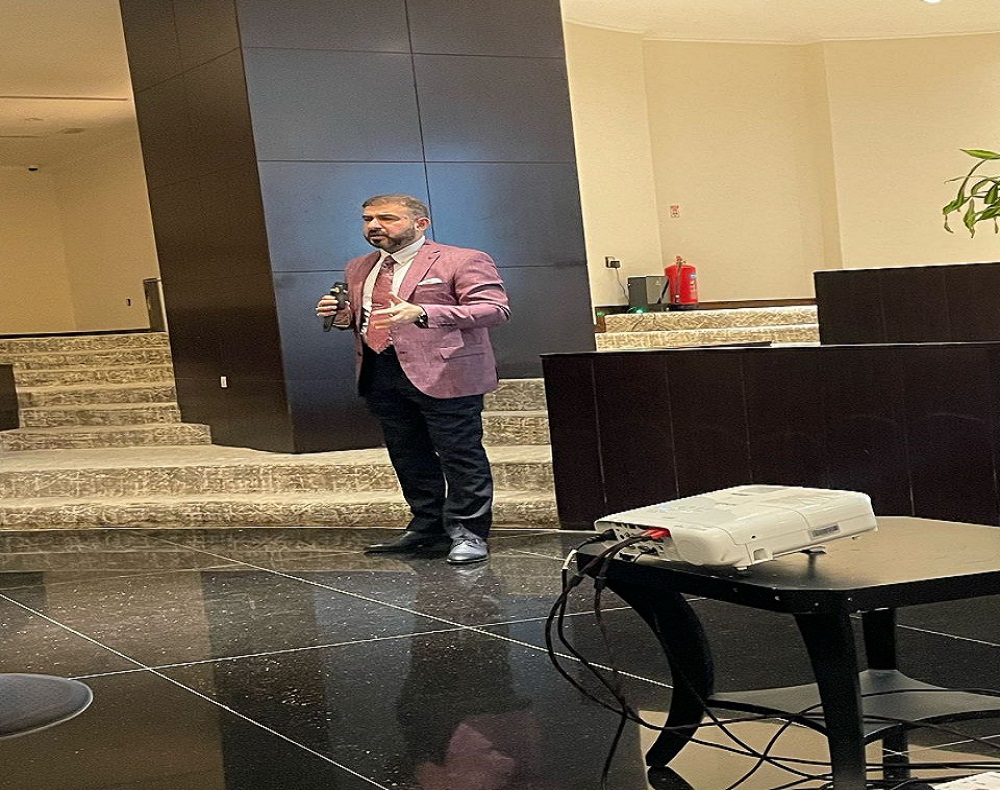 Assistant Professor Dr. Rafid Al-Tawil delivered a lecture on the latest updates in the diagnosis and treatment of acute pulmonary embolism.