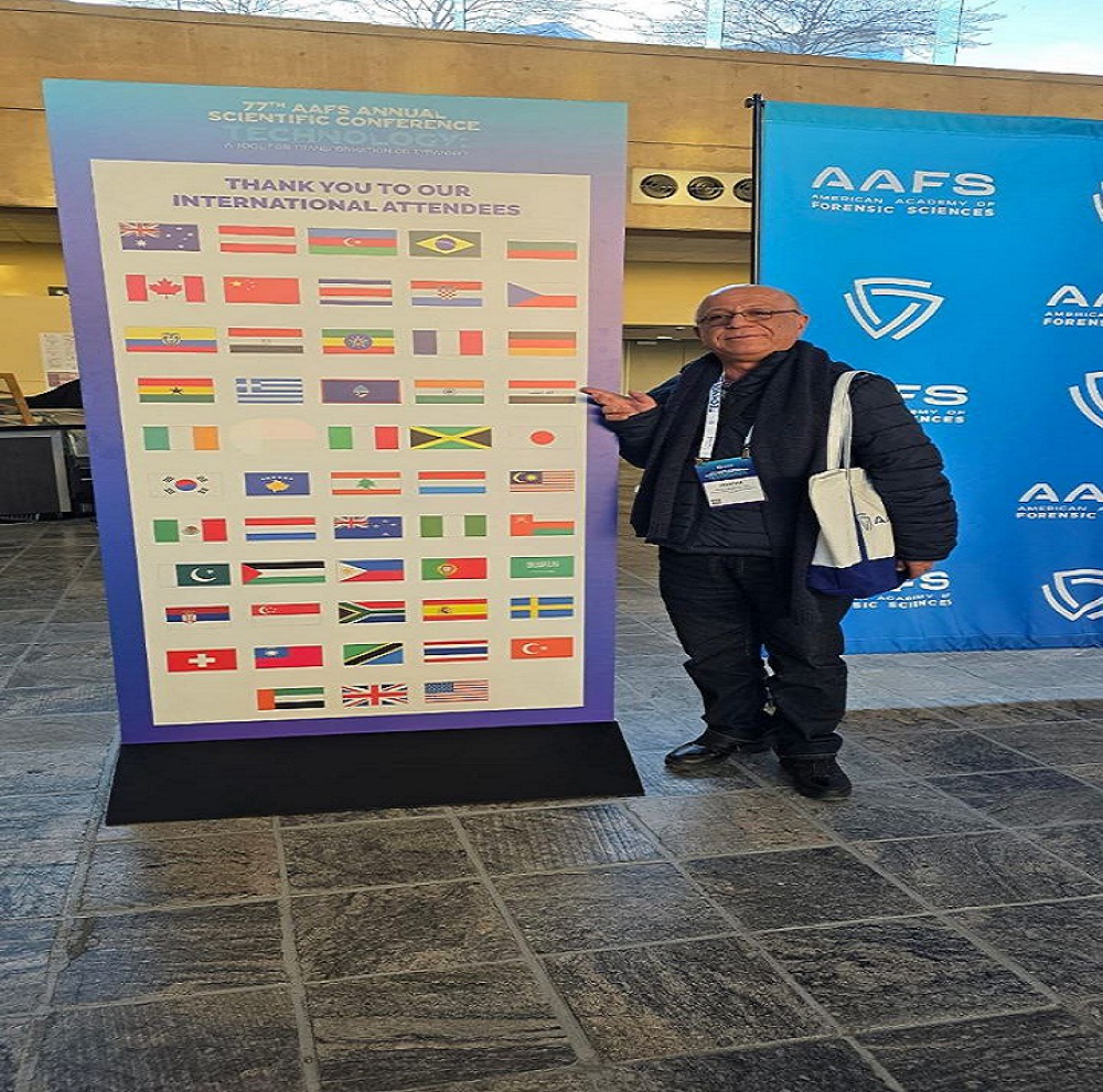 The Active Participation of the College of Medicine at Al-Nahrain University in the 77th Annual Scientific Conference of the American Academy of Forensic Sciences.