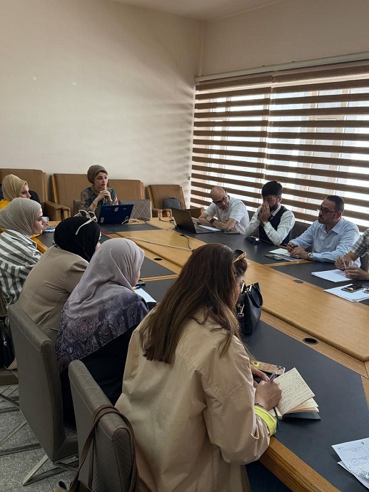 College of Medicine Participates in the Internal Accreditation Committee Meeting at Al-Nahrain University
