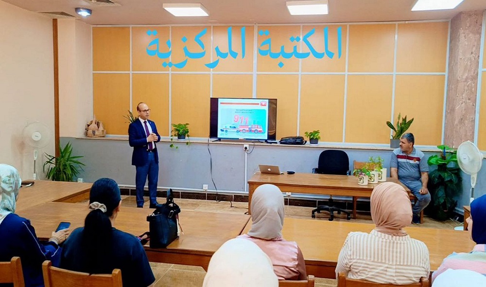 The Central Library, in collaboration with the College of Medicine at Al-Nahrain University, organized an educational seminar on the principles of first aid and its importance in saving lives.