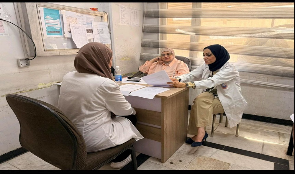Conducting the Clinical Examinations for Sixth-Stage Students in the Gynecology Department at Al-Nahrain College of Medicine