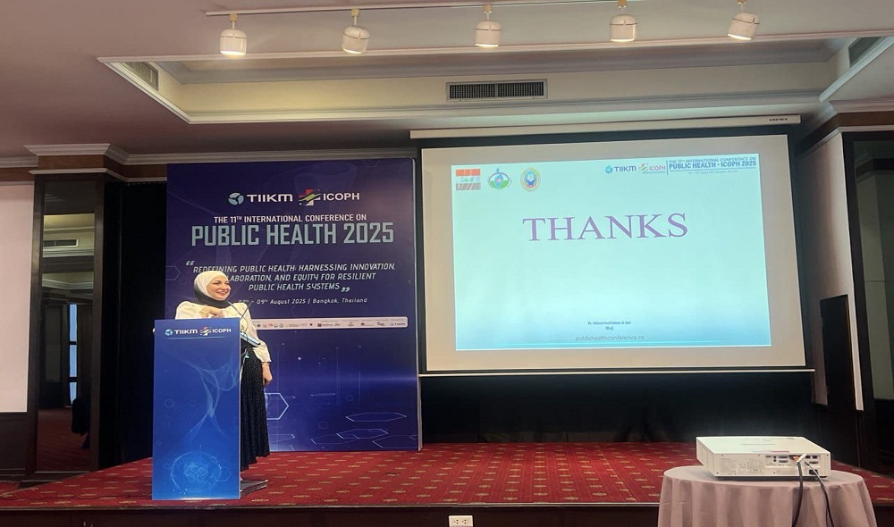 Outstanding Postgraduate Research Presentation at the 11th International Conference on Public Health 2025 in Thailand