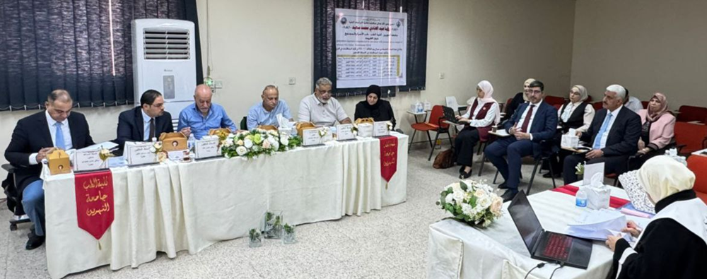 Dean of Al-Nahrain College of Medicine Attends Postgraduate Thesis Discussions in Several Departments