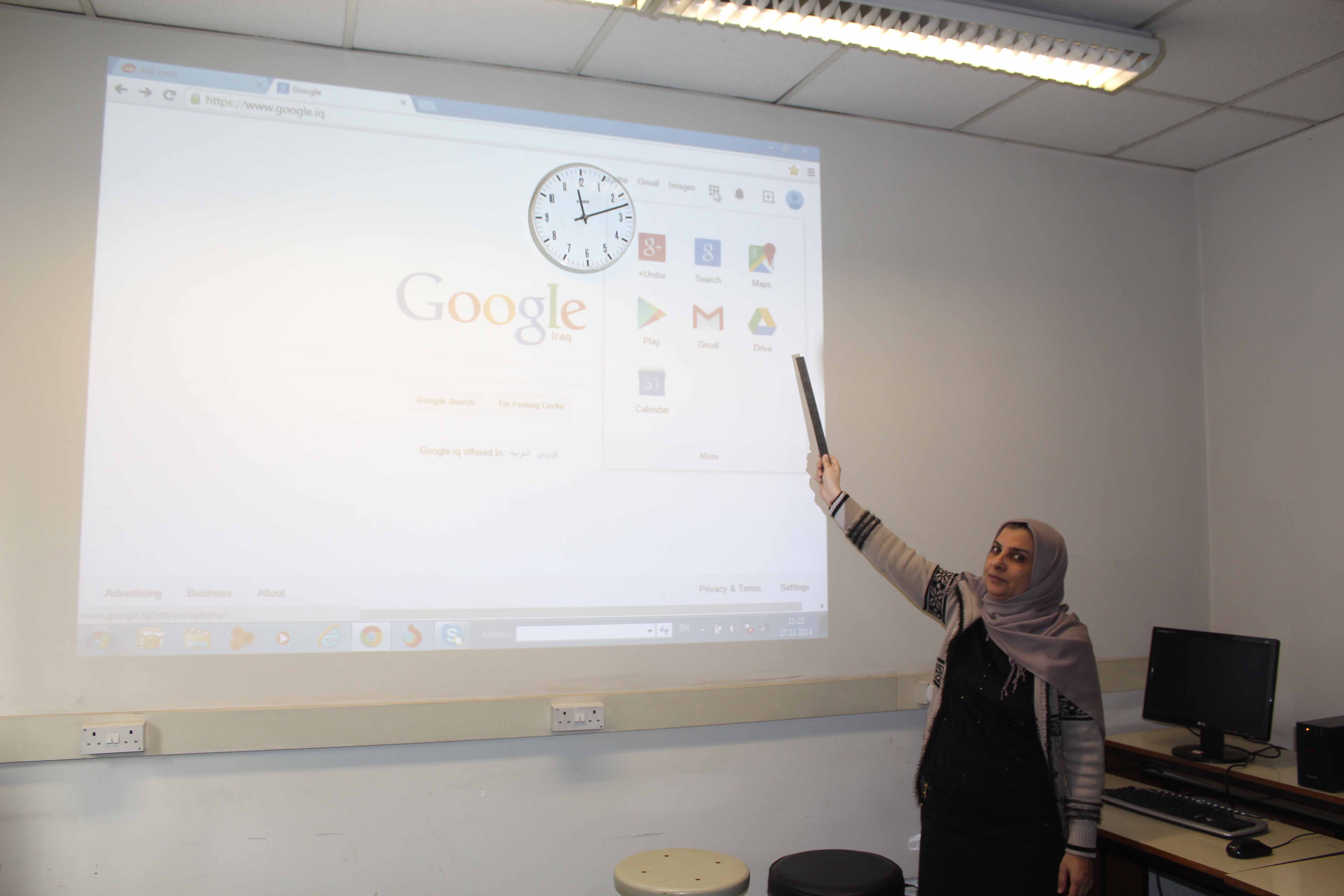 Internet and E-mail course at Computers Unit .....Media Unit