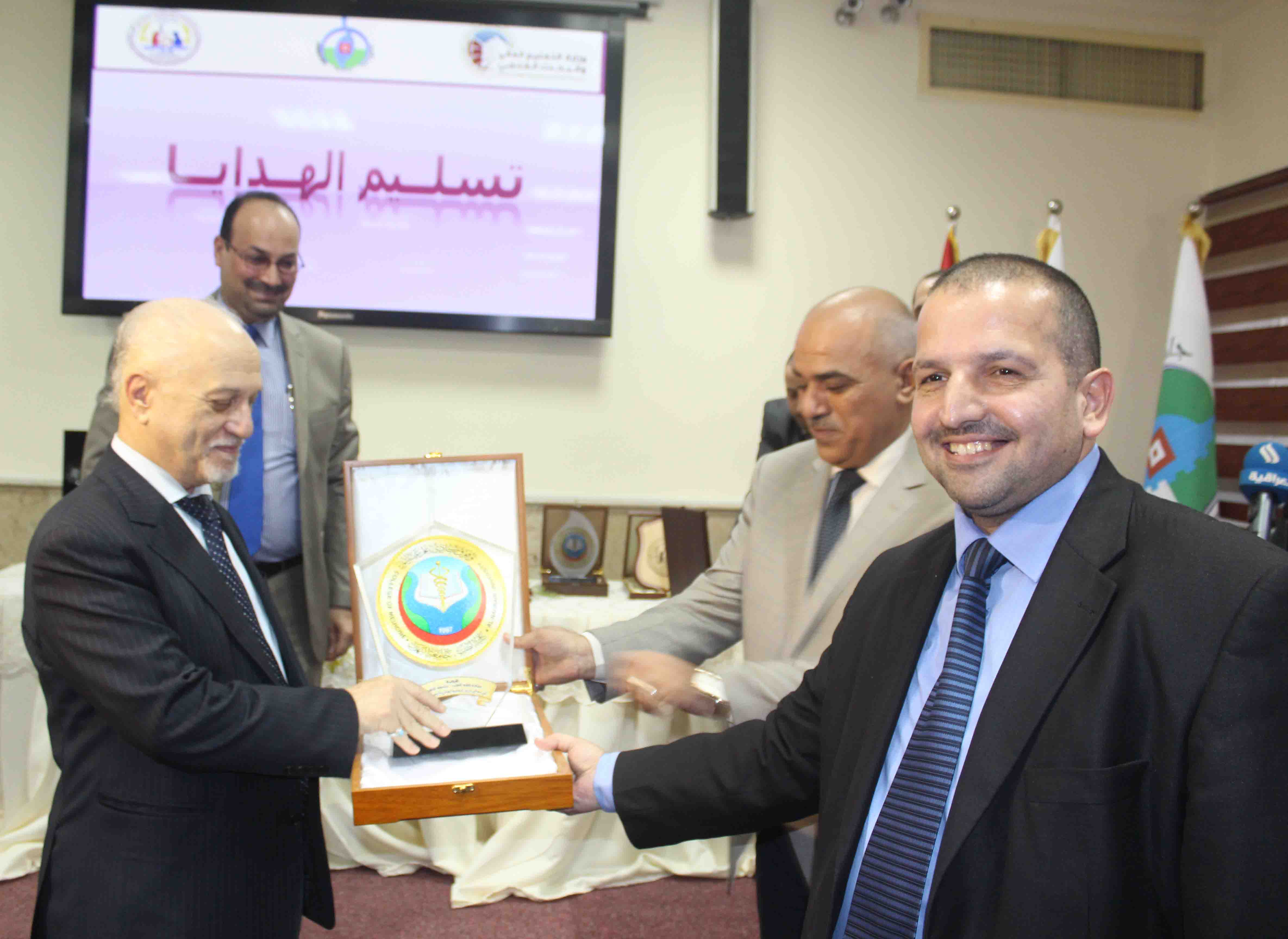 The Minister of Higher Education and Scientific Research visits some medical colleges of Al-Nahrain University at the North Kathimiya Campus ... Media Unit 