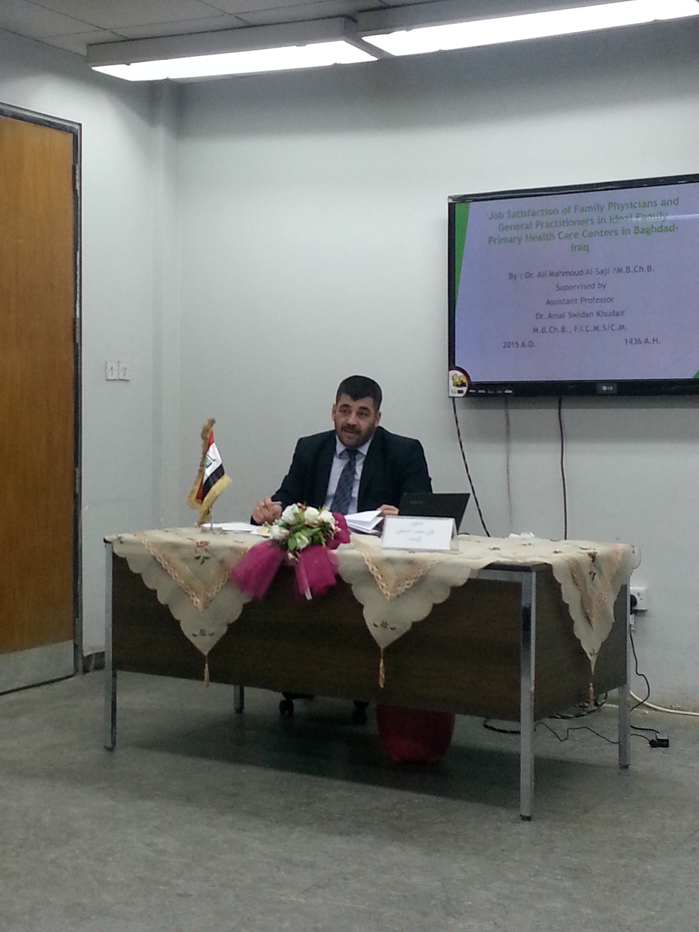 job satisfaction among family medicine doctors and practitioners in PHCCs in Baghdad