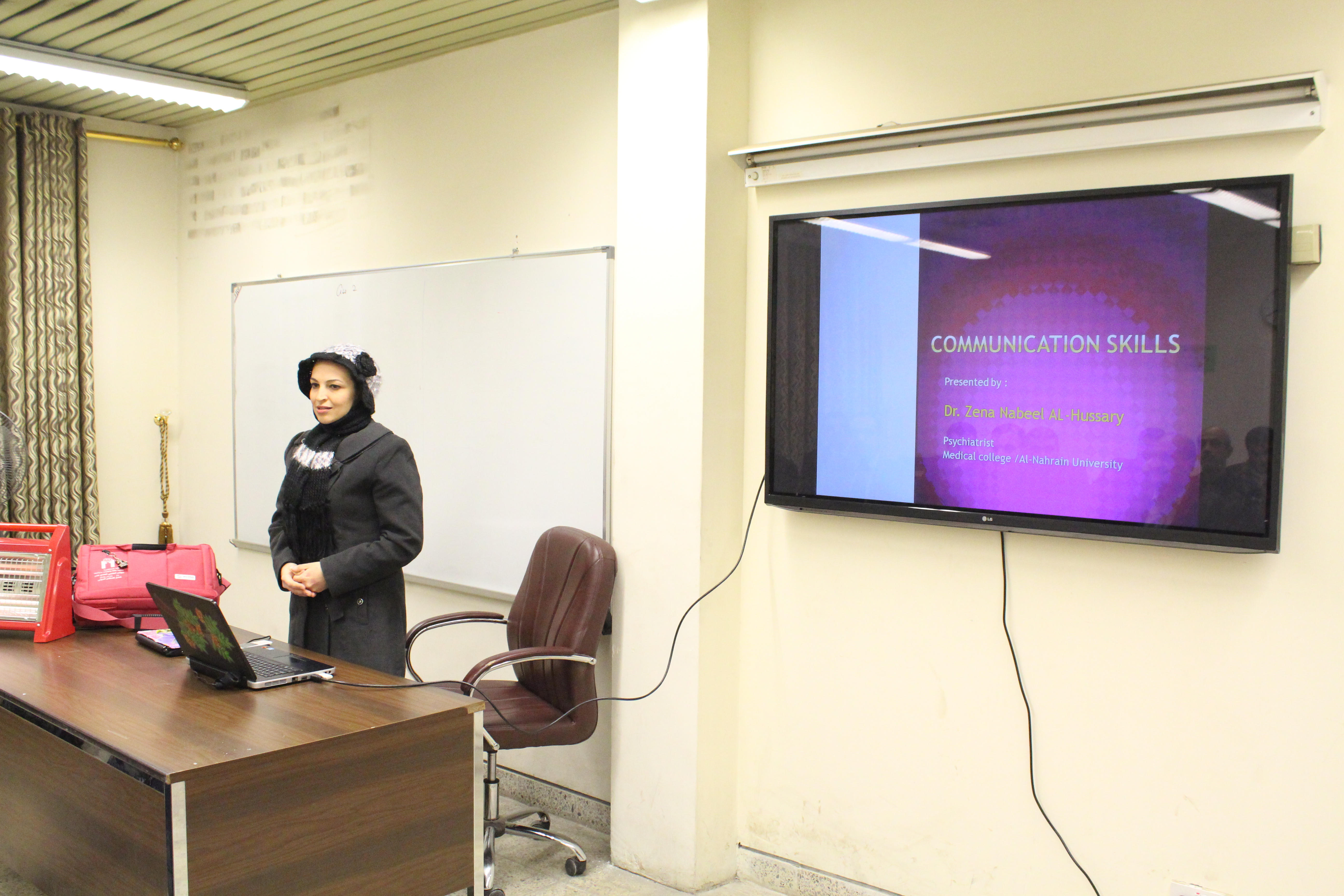 Communication skills lecture by Lecturer Dr. Zeena N Al Hussary