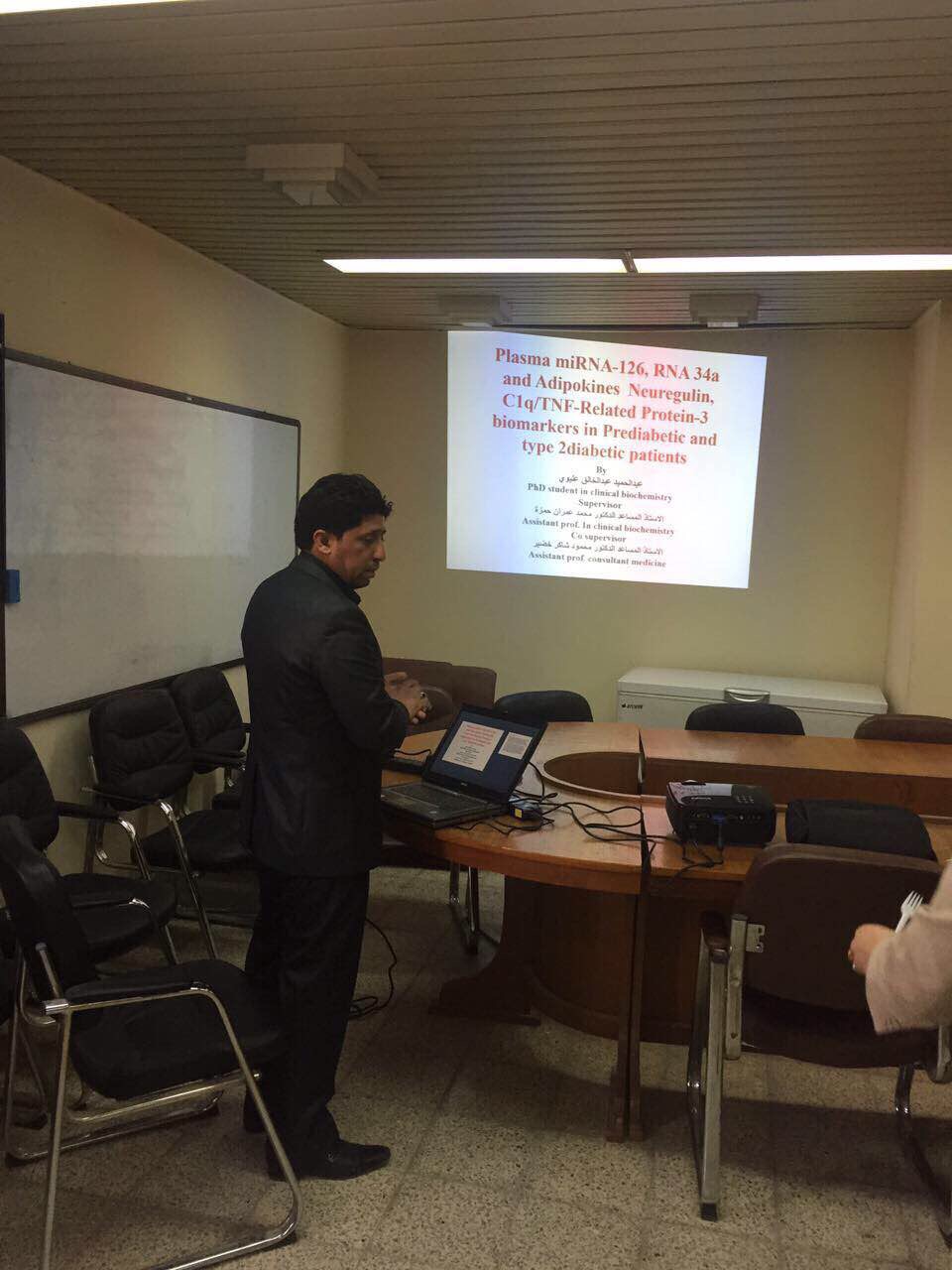 The discussion of the draft plan the doctrate student in clinical chemistry 