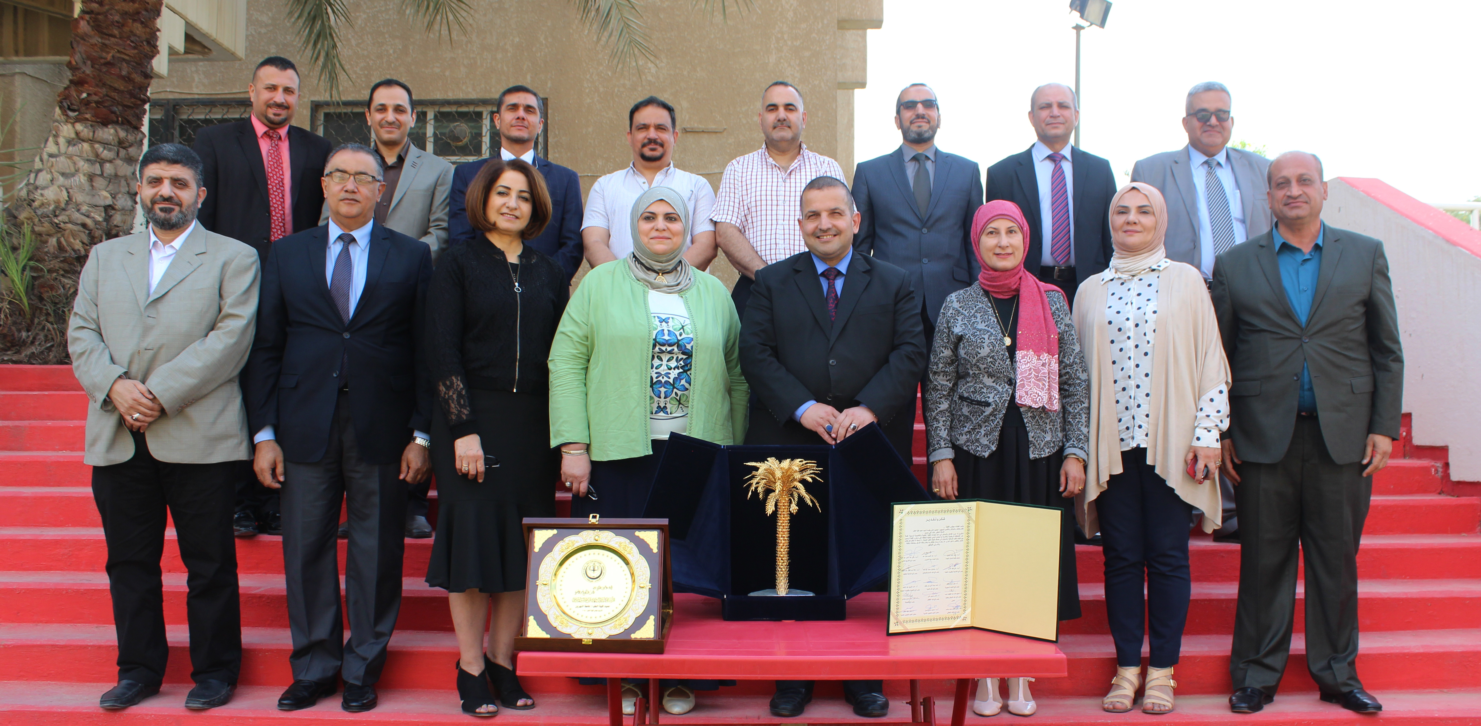 Honoring the Dean of the College by members of the College Council