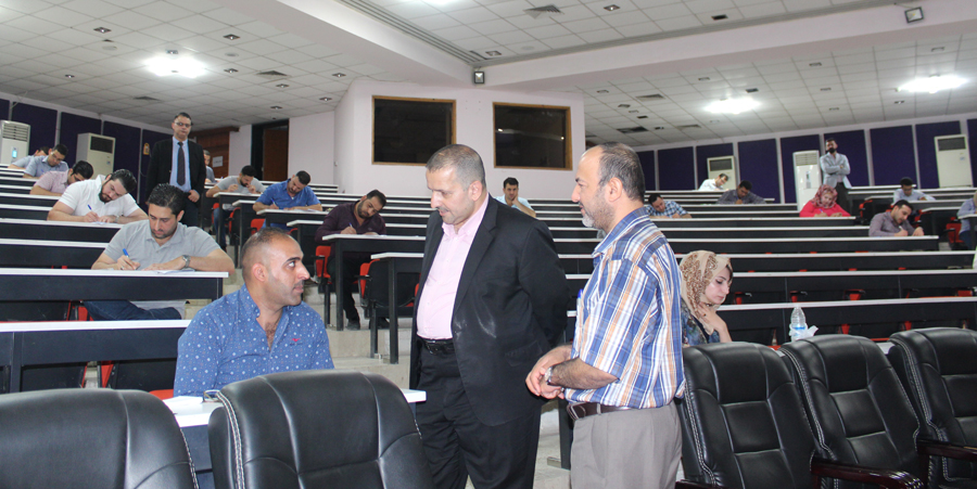 Al-Nahrain College of Medicine hosts the intermediate exam for students of the Iraqi Council of the Board of General Surgery