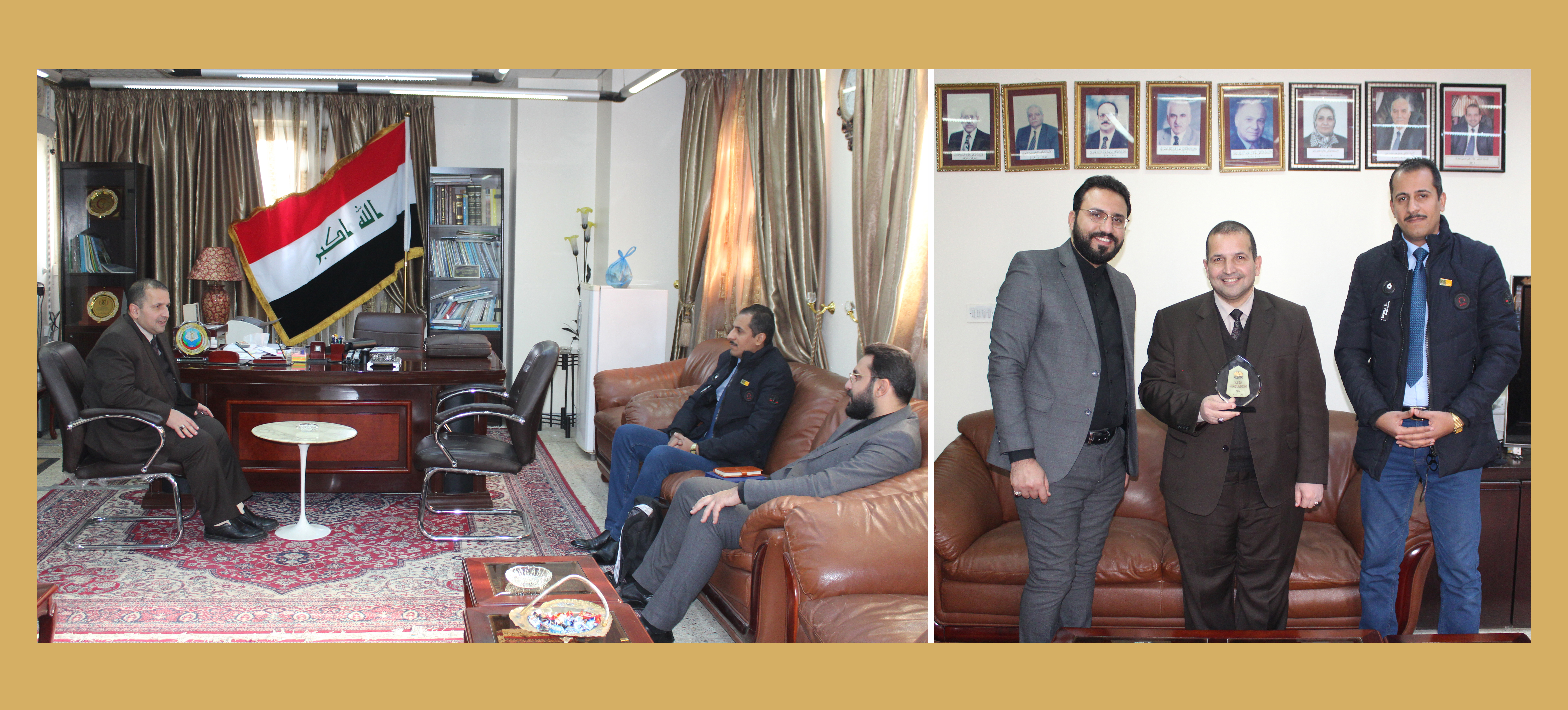 Visit of a delegation from the Holy kadhimiya shrine of the Faculty of Medicine University of Nahrain