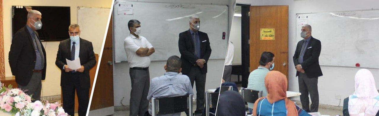 An inspection tour of the Dean for postgraduate students