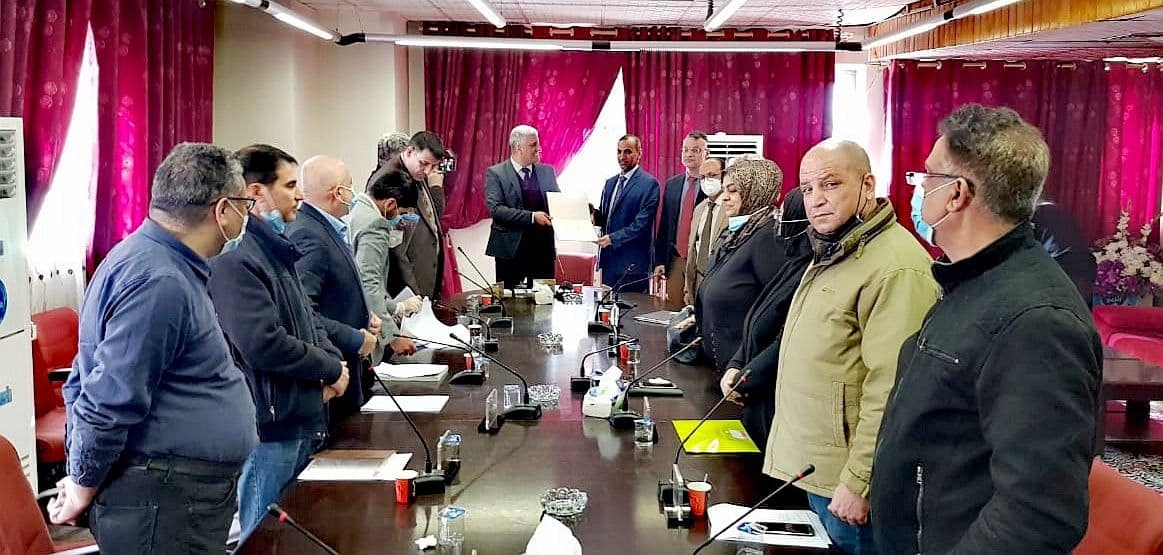 Honoring Ahmed Zabar Zain for obtaining a professorate