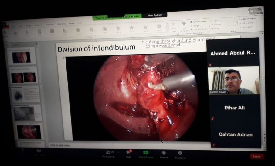 An electronic practical seminar entitled (Errors in Laparoscopic Cholecystectomy)