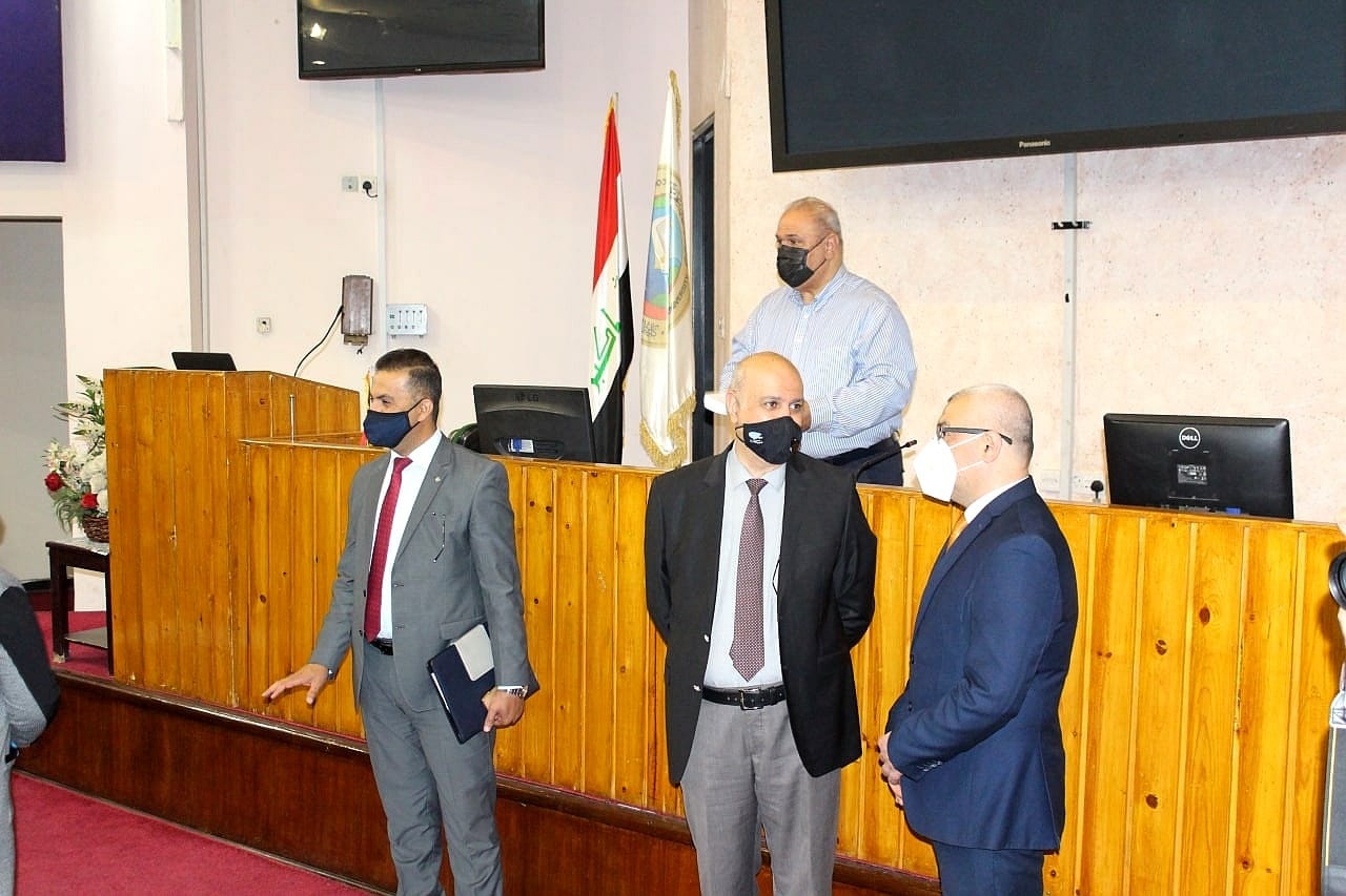 A visit by the President of the University to the Faculty of Medicine, Al-Nahrain