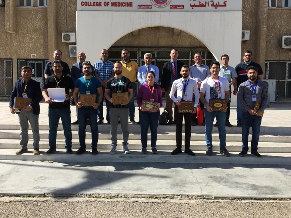 The conclusion of the ninth session of the Atlas Surgical Course (Advanced Trauma Life Support)