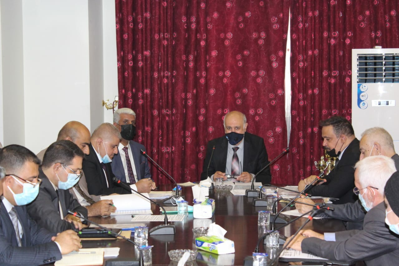 The College of Medicine hosts the meeting of the Al-Nahrain University Council