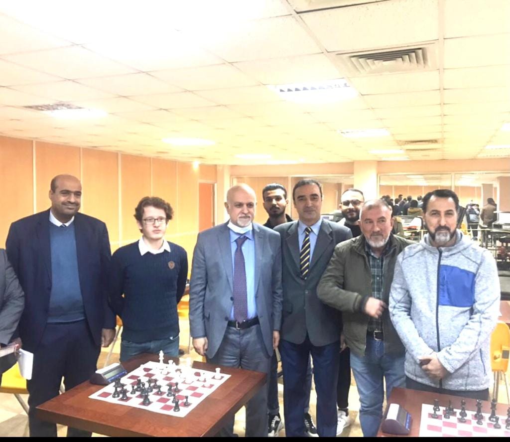 The College of Medicine wins second place in the Chess Championship at Al-Nahrain University