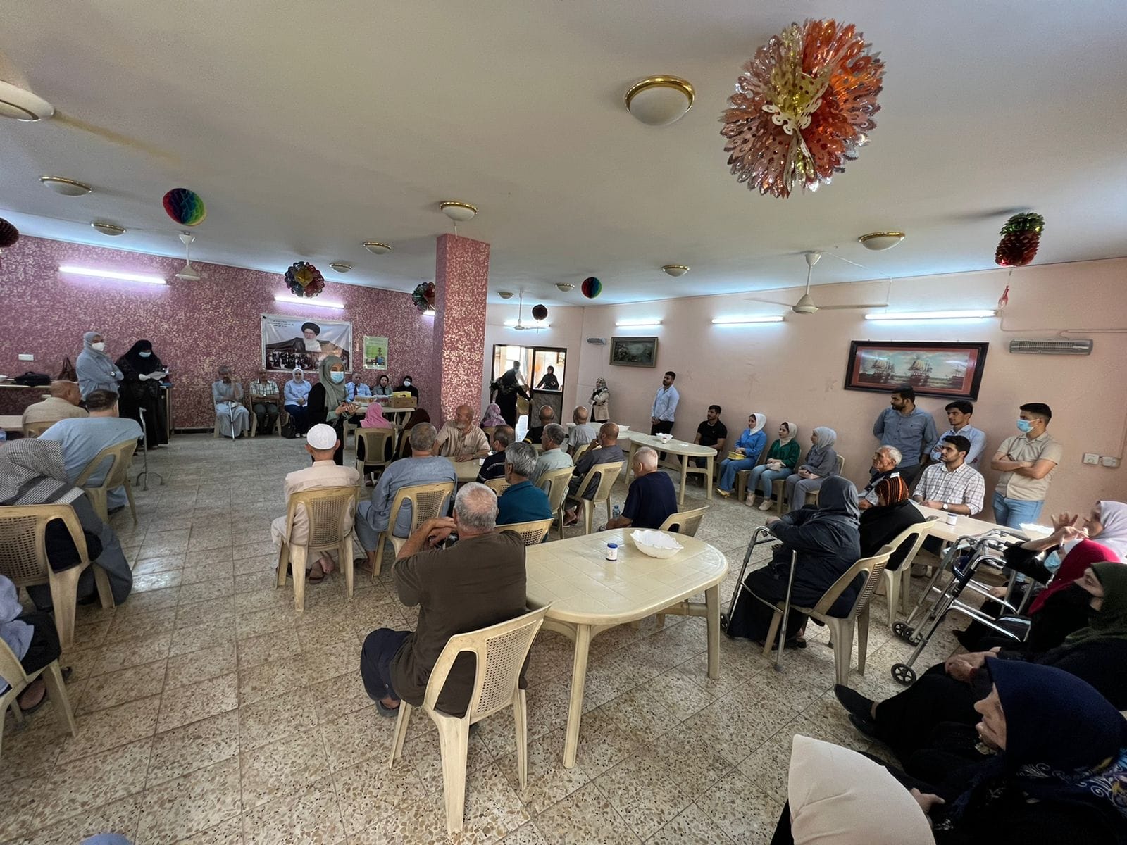 A voluntary visit to the Al-Rahma Home for the Elderly
