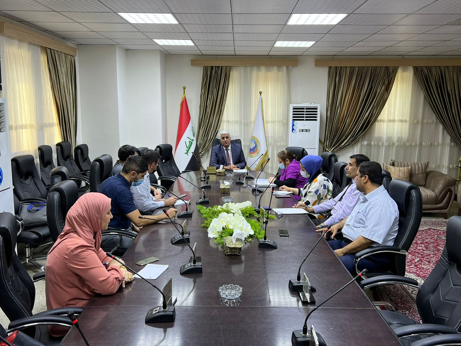 The Accreditation Committee at Al-Nahrain College of Medicine holds its periodic meeting