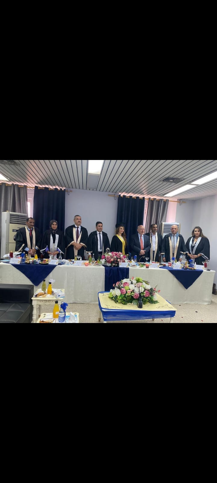 Discussion of a master's thesis by student Zina Munther Ahmed Fahmi