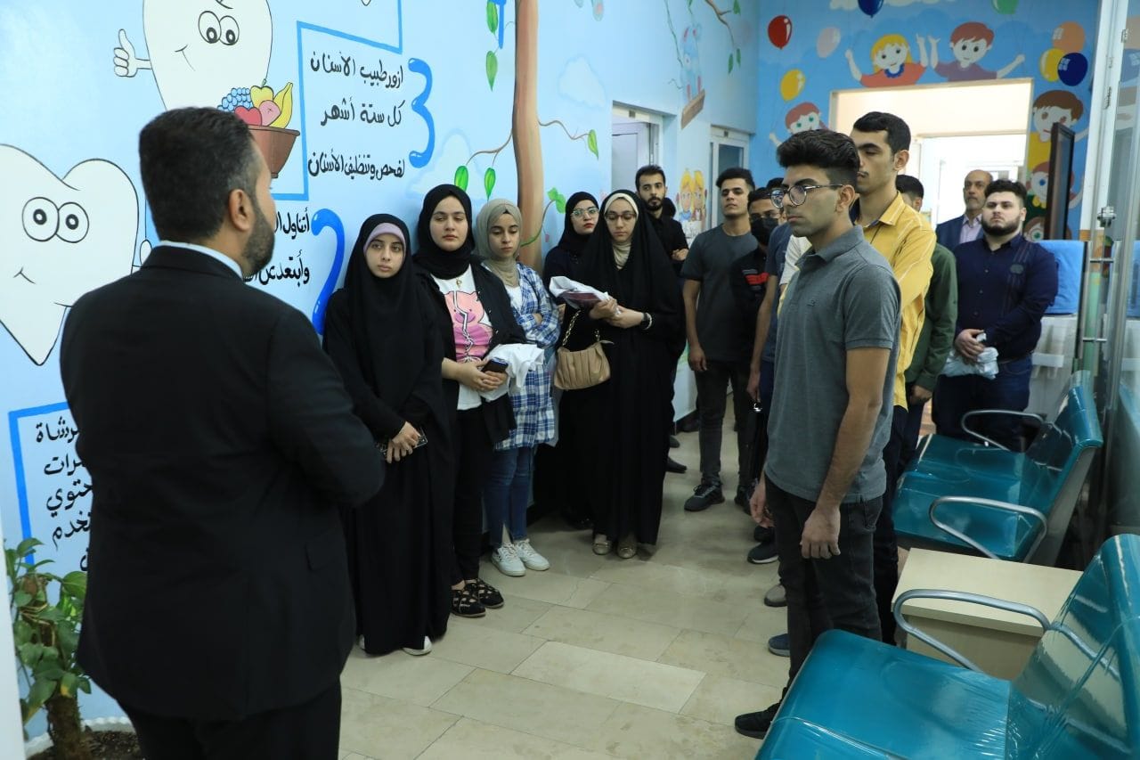 Al-Nahrain College of Medicine organizes a visit to the branch of Al-Ain Foundation for Social Welfare