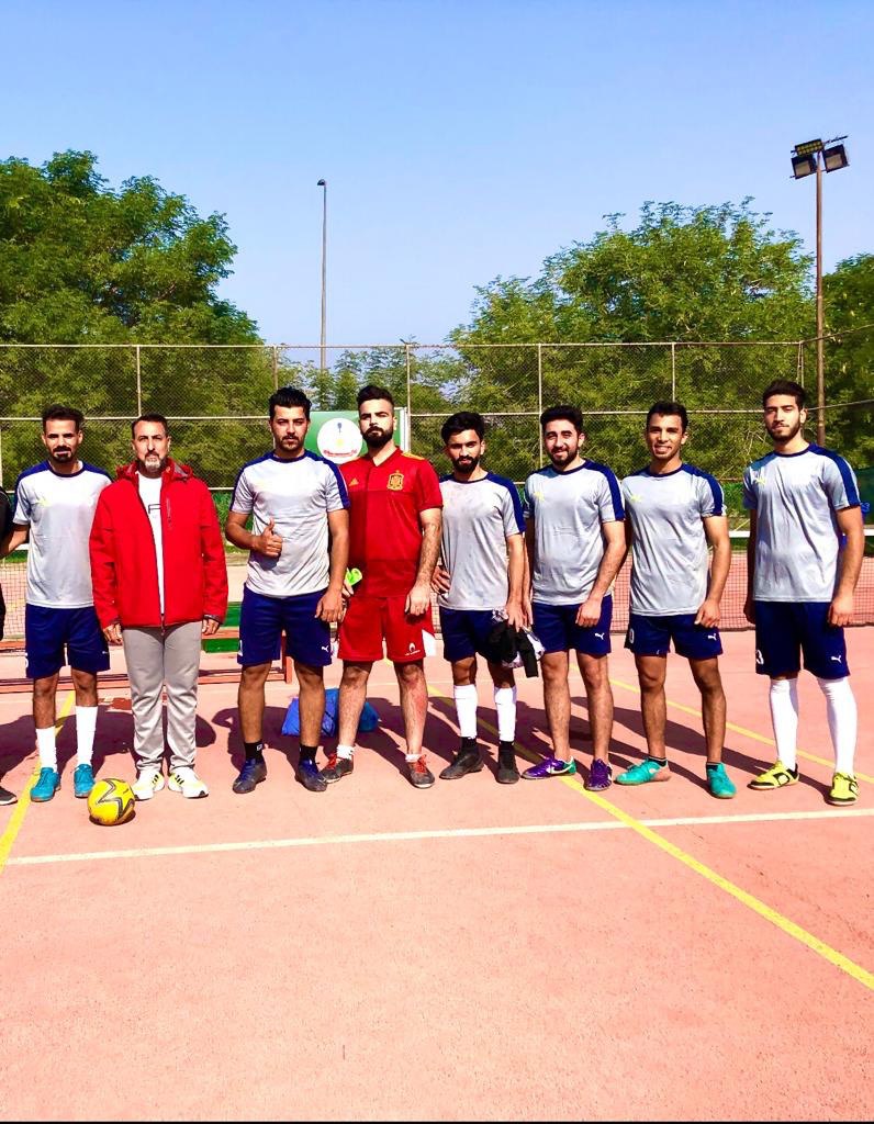 Al-Nahrain Medicine participates in the university football championship