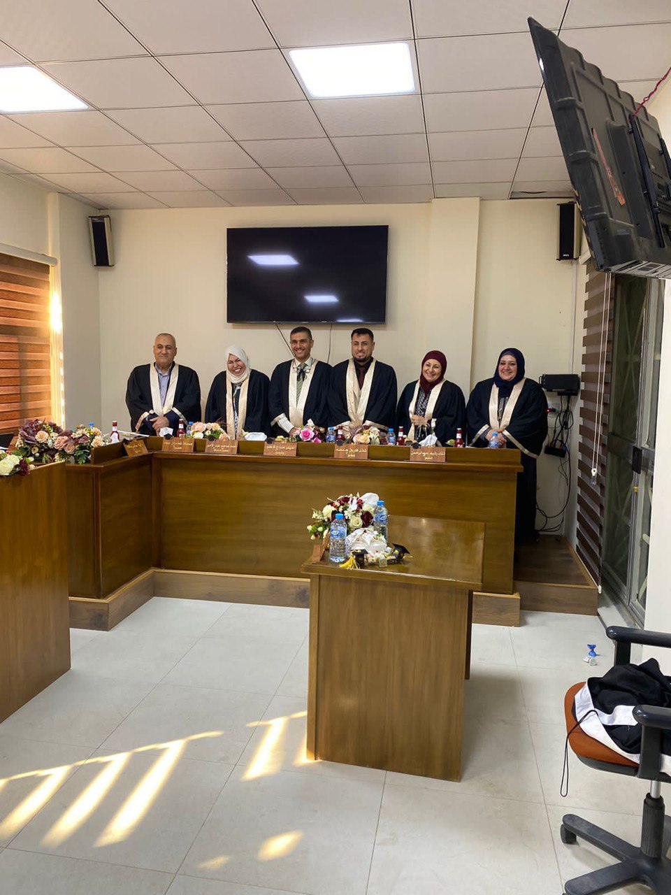 Discussion of a  PhD thesis in the microbiology branch