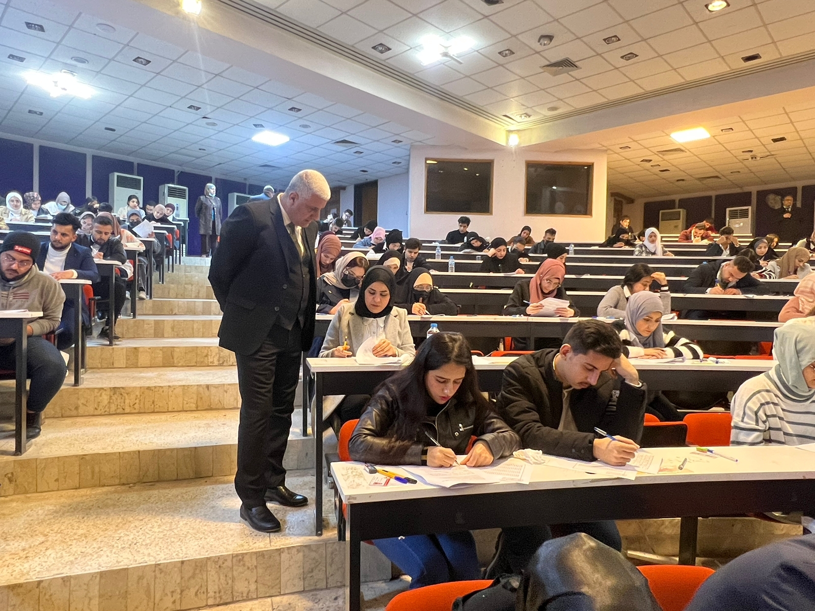 Dean's tour for final exams