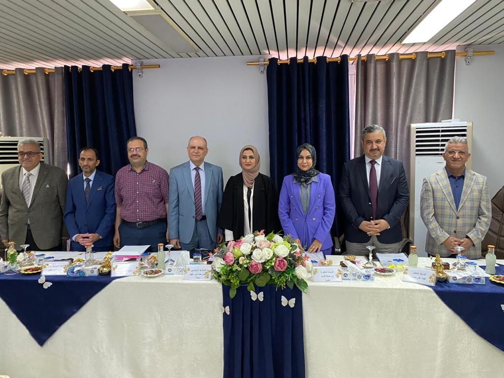 Discussion of the Ph.D student's thesis (Maysa Banai Zubairi)