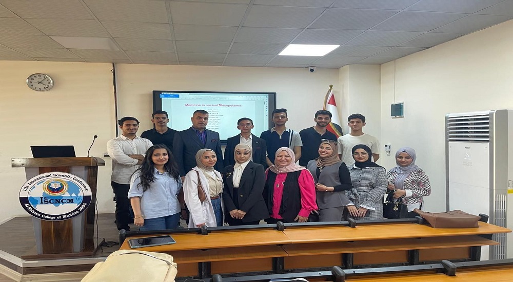 First-year students give presentations on the history of medicine in Mesopotamia