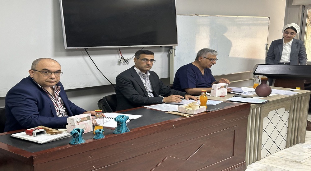 Discussions of Research Projects by Students of the Iraqi Board for Medical Specializations in Internal Medicine on Wednesday, May 22, 2024