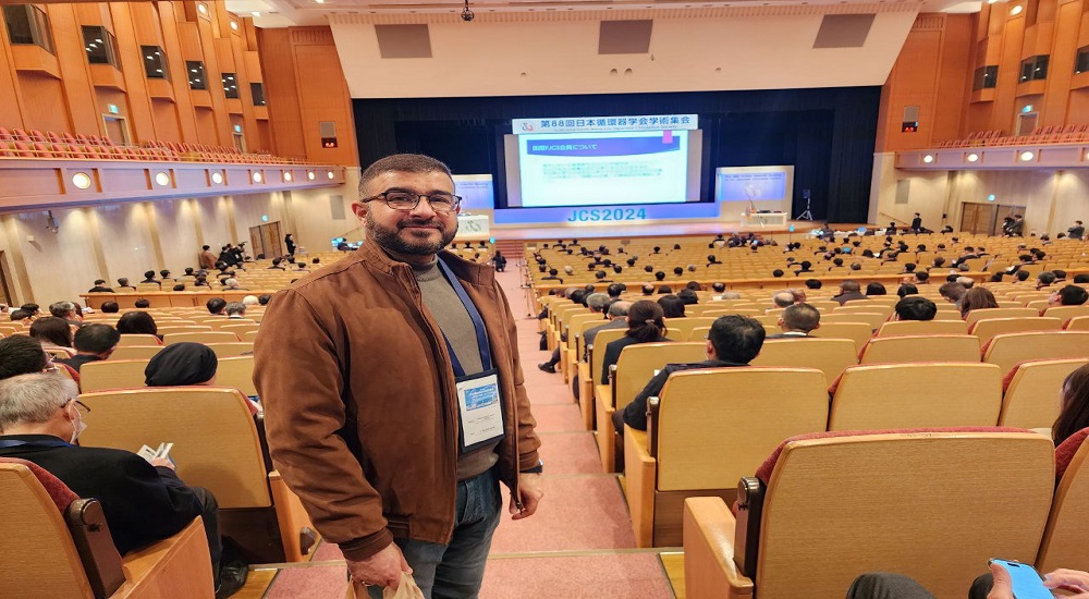 Assistant Professor Dr. Rafid Bashir Al-Taweel participated in the annual conference of the Japanese Circulation Society held in Kobe.