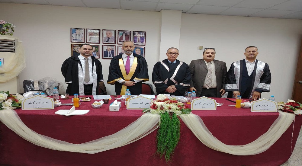 Discussion of the research by Dr. Abdullah Muhammad Bahij Mousa, a resident specializing in clinical anatomy and embryology in the Department of Human Anatomy.