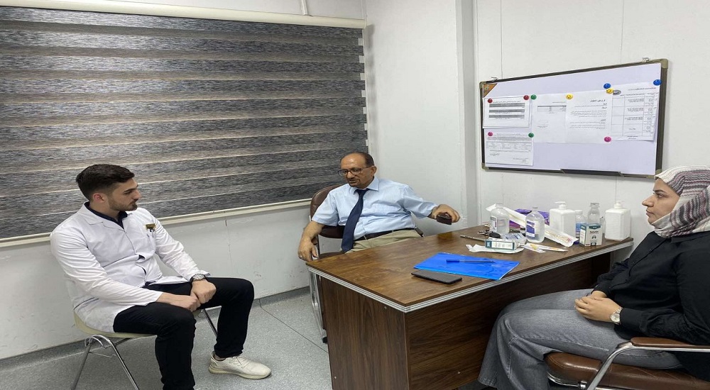 The final clinical examination for sixth-year students was conducted with the participation of the faculty members from the Pediatrics Department.